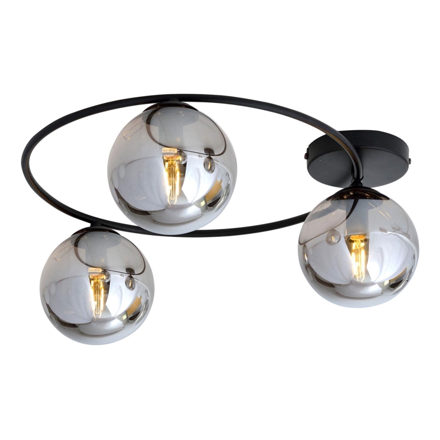 Ceiling light SOPRA 3xE14/10W/230V black