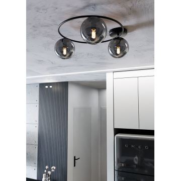 Ceiling light SOPRA 3xE14/10W/230V black