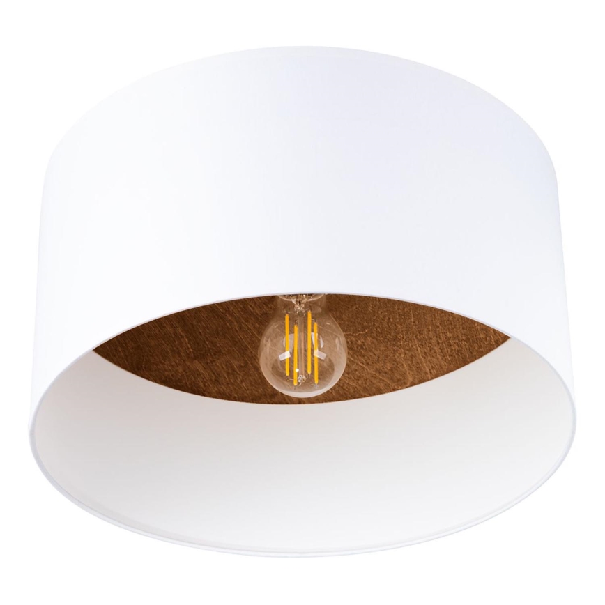 Ceiling light TELESTO 1xE27/15W/230V d. 35 cm white/brown