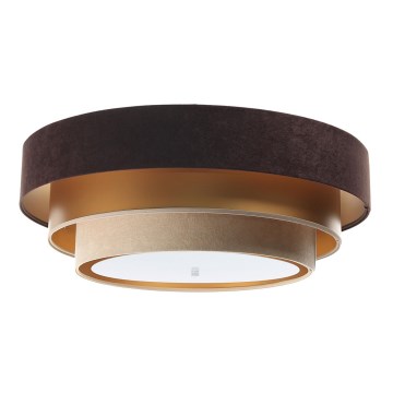 Ceiling light TRINITI 2xE27/60W/230V brown/gold/beige