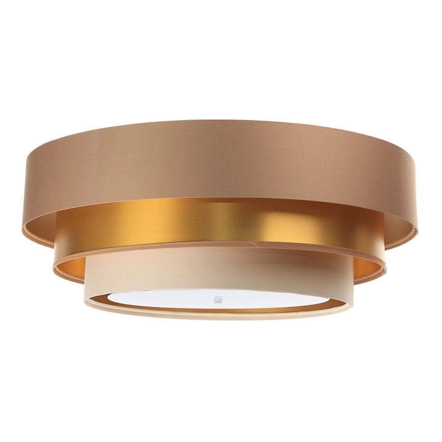 Ceiling light TRINITI 2xE27/60W/230V brown/gold/beige