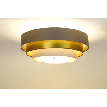 Ceiling light TRINITI 2xE27/60W/230V brown/gold/beige