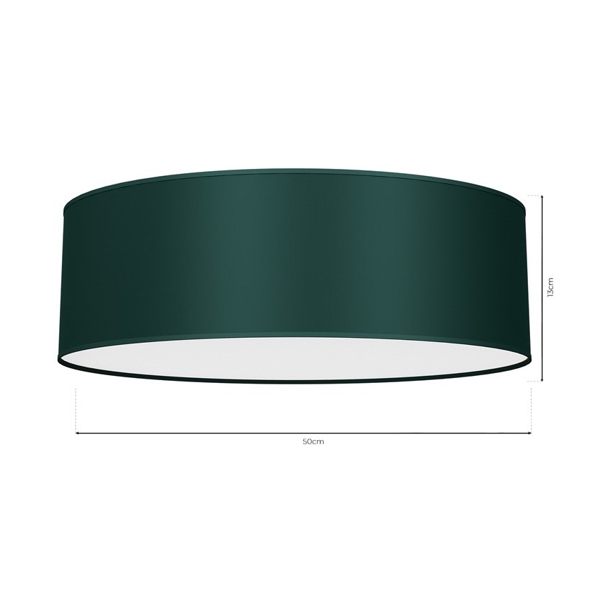 Ceiling light VERDE 3xE27/60W/230V d. 50 cm green