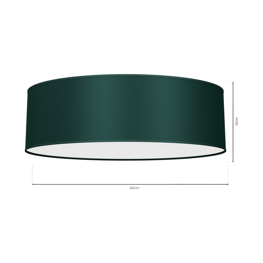 Ceiling light VERDE 3xE27/60W/230V d. 60 cm green