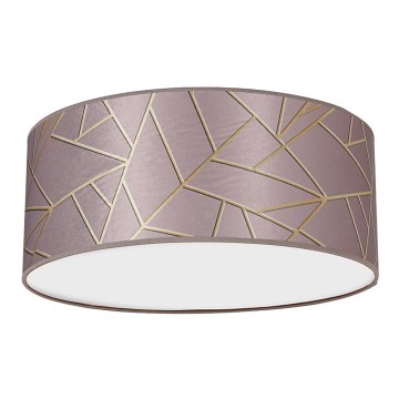 Ceiling light ZIGGY 2xE27/60W/230V pink/gold