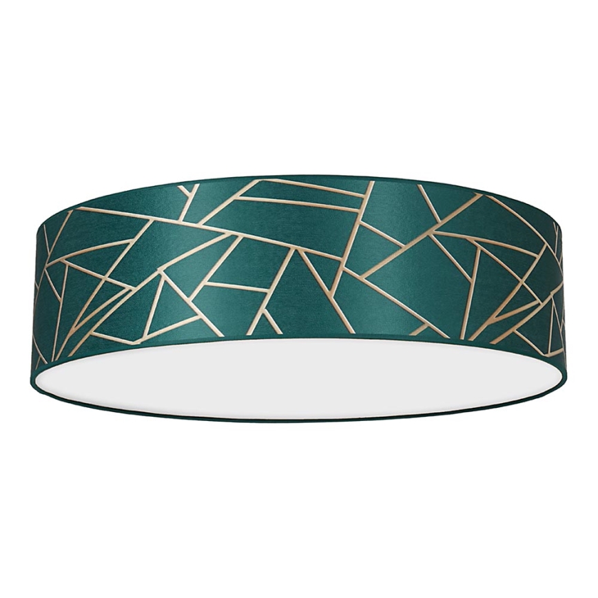 Ceiling light ZIGGY 3xE27/60W/230V green/gold