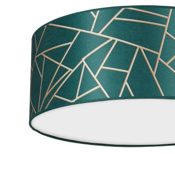 Ceiling light ZIGGY 3xE27/60W/230V green/gold