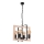 Chandelier on a chain CEDRIC 4xE27/60W/230V beech/beige