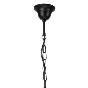 Chandelier on a chain DONATO 6xE14/40W/230V black