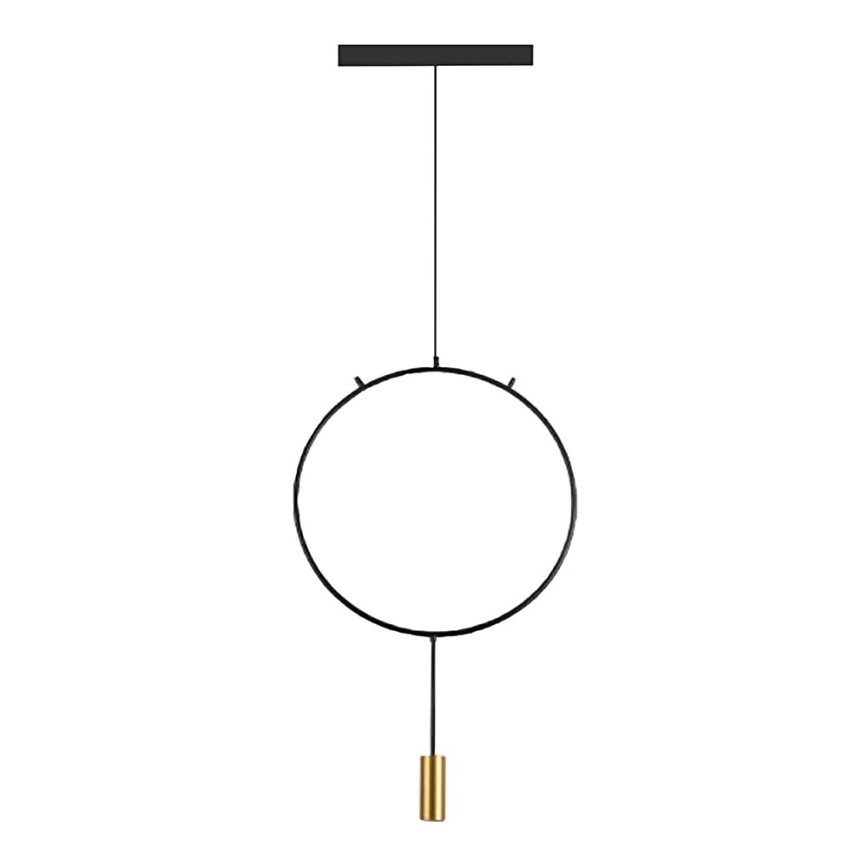 Chandelier on a string ARCADE 1xGU10/5W/230V black/golden