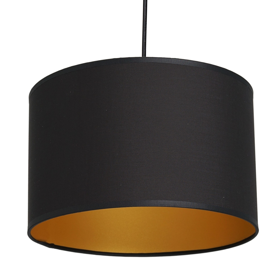 Chandelier on a string ARDEN 3xE27/60W/230V black/golden