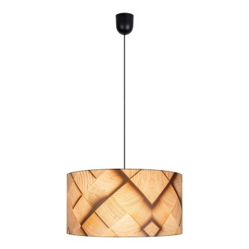 Chandelier on a string AXEL 1xE27/60W/230V beige/brown d. 40cm