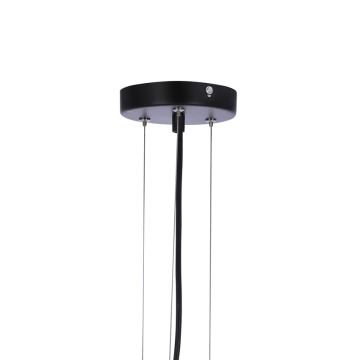 Chandelier on a string CALDERA 3xE27/60W/230V black