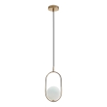 Chandelier on a string CORDEL 1xG9/28W/230V gold