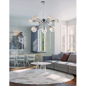 Chandelier on a string DIXI 9xE14/40W/230V