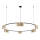 Chandelier on a string GENESIS 15xGU10/8W/230V gold