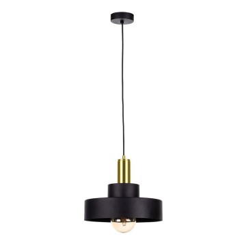 Chandelier on a string IZA 1xE27/60W/230V black/gold