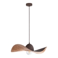 Chandelier on a string KAPELLO 1xE27/60W/230V d. 55 cm brown/copper