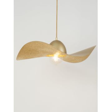 Chandelier on a string KAPELLO 1xE27/60W/230V d. 55 cm gold