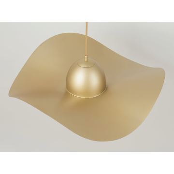 Chandelier on a string KAPELLO 1xE27/60W/230V d. 55 cm gold