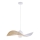 Chandelier on a string KAPELLO 1xE27/60W/230V d. 55 cm white/gold