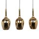 Chandelier on a string LUGANO 3xE14/40W/230V gold