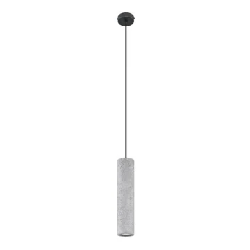 Chandelier on a string LUVO 1xGU10/40W/230V concrete/black