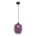 Chandelier on a string MARLBE 1xE27/60W/230V purple
