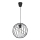 Chandelier on a string ORBITA BLACK 1xE27/60W/230V