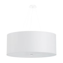 Chandelier on a string OTTO 6xE27/60W/230V d. 70 cm white