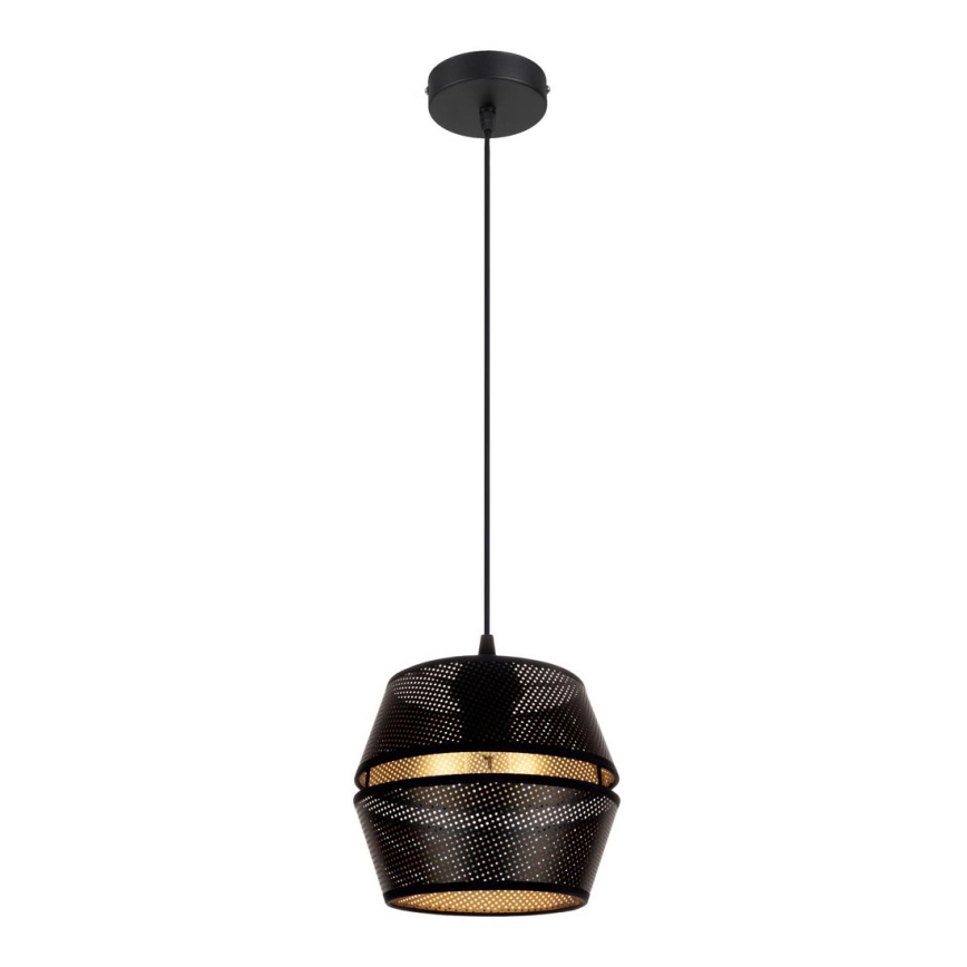 Chandelier on a string PARIS 1xE27/60W/230V black/gold