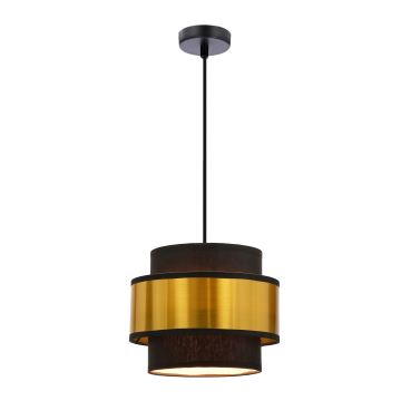 Chandelier on a string PRESTIGE 1xE27/40W/230V gold/black