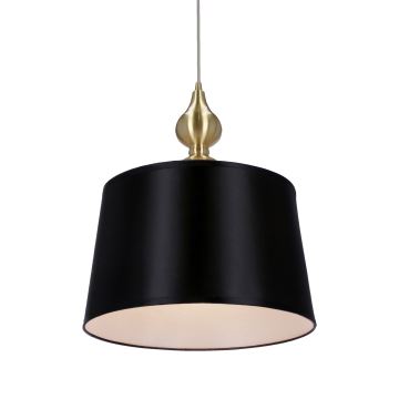 Chandelier on a string PRIMA GOLD 1xE27/60W/230V black/gold