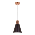 Chandelier on a string SHADE 1xE27/15W/230V copper/black