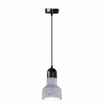 Chandelier on a string TERRAZZO 1xE27/60W/230V d. 12 cm creamy