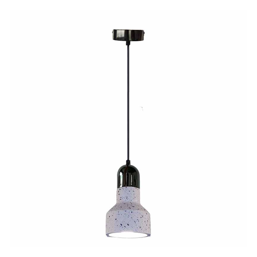 Chandelier on a string TERRAZZO 1xE27/60W/230V d. 12 cm creamy