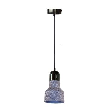 Chandelier on a string TERRAZZO 1xE27/60W/230V d. 12 cm grey