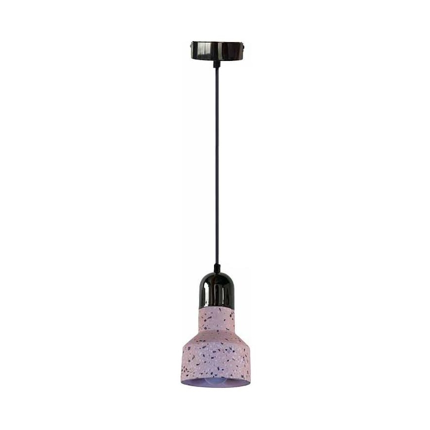 Chandelier on a string TERRAZZO 1xE27/60W/230V d. 12 cm red