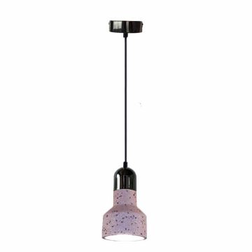 Chandelier on a string TERRAZZO 1xE27/60W/230V d. 12 cm red