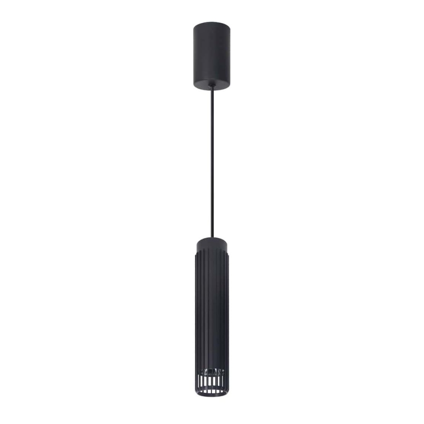 Chandelier on a string VERTICAL 1xGU10/8W/230V black