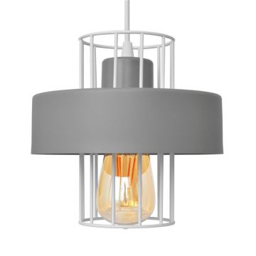 Chandelier on a string VOLTA 3xE27/60W/230V d. 42 cm grey