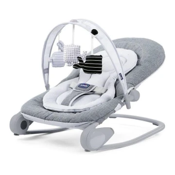 Chicco - Baby rocker HOOPLA grey/white