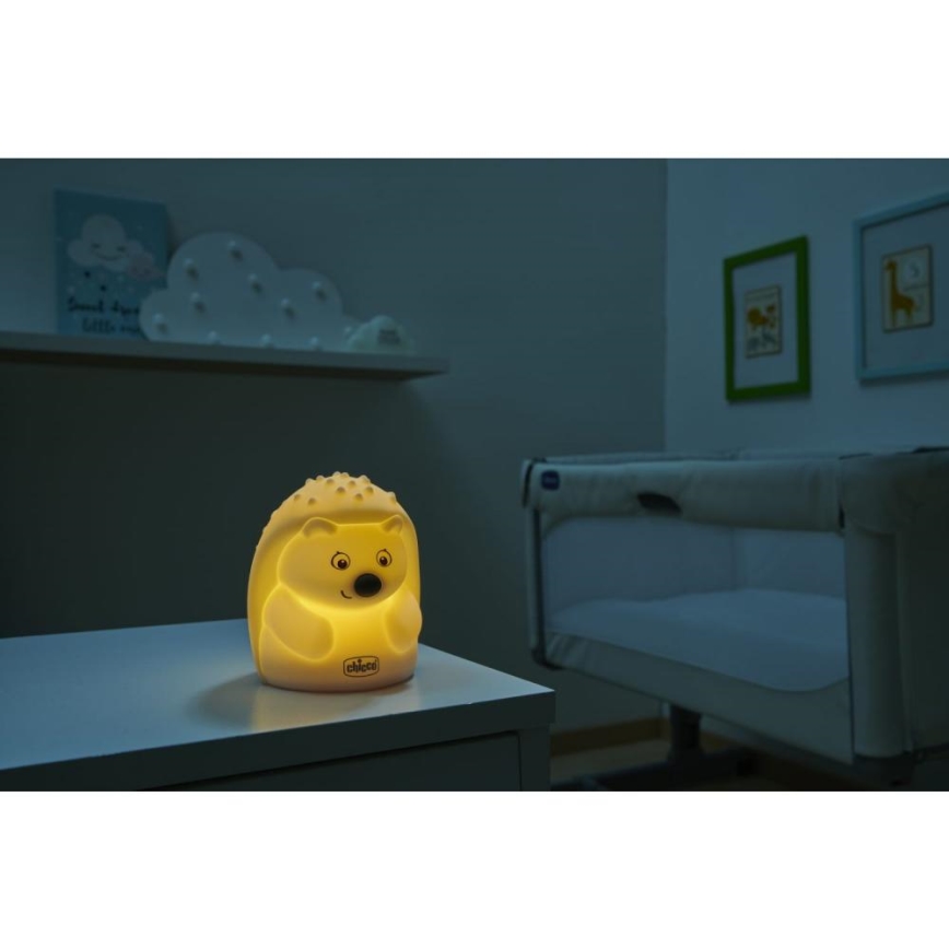 Chicco - Children's night lamp SWEET LIGHTS hedgehog