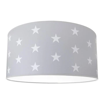 Children's Ceiling light STARS GREY 2xE27/60W/230V grey