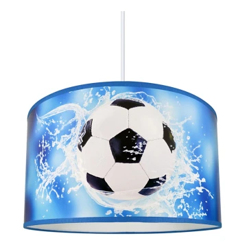 Children's pendant chandelier on a string FOTBALL 1xE27/60W/230V