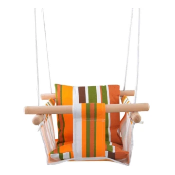 Children's textile swing striped