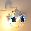 Children's wall lamp STARS 1xE27/15W/230V blue/white