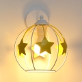 Children's wall lamp STARS 1xE27/15W/230V yellow/white