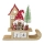 Christmas decoration sleight wood