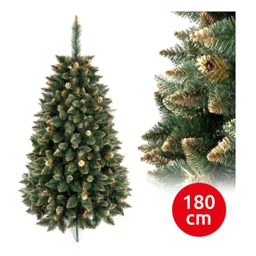 Christmas tree GOLD 180 cm pine tree